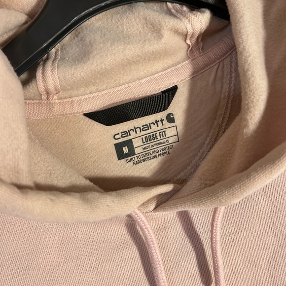 Carhartt Pink Sweatshirt Hoodie Casual Comfort - Picture 4 of 6